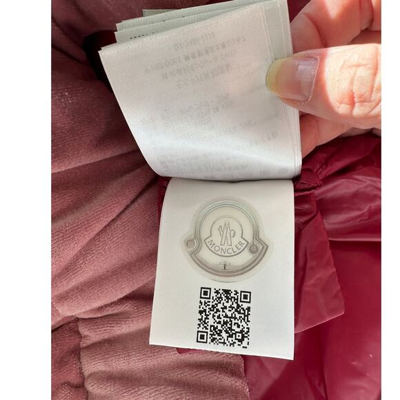 NWT Moncler Purple & Pink Mixed Media Sleeveless Velvet Short Vest L - Picture 12 of 15